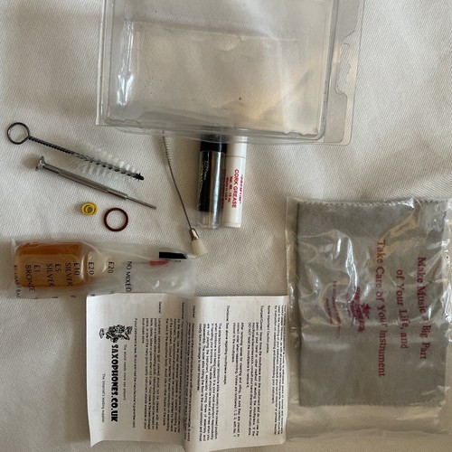 Saxophone care tools box - saxophone, set